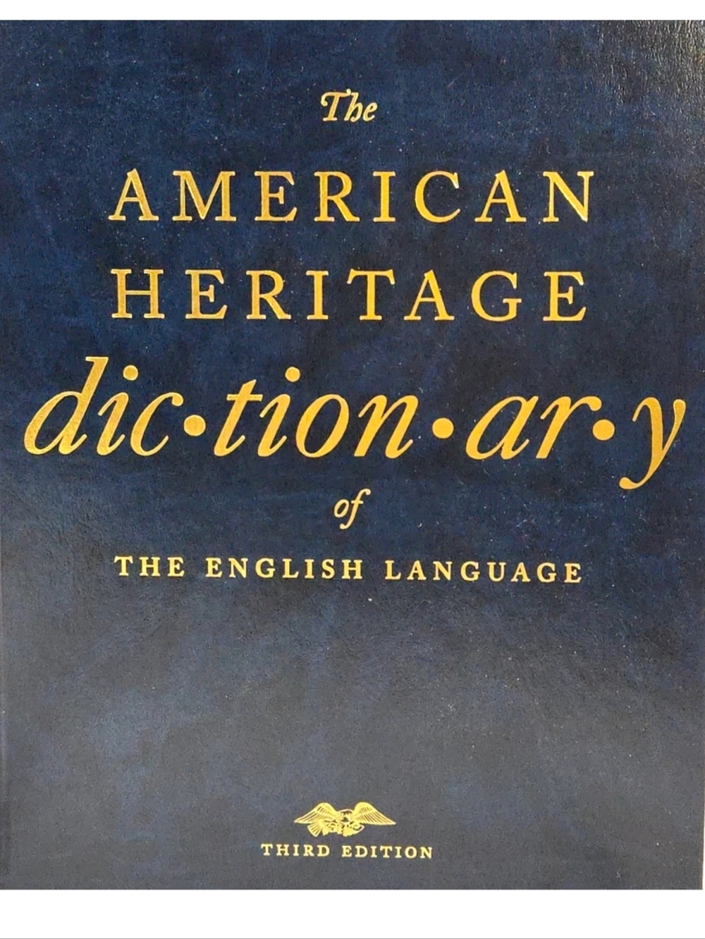 The American Heritage Dictionary of The English Language-Third Edition-HardCover